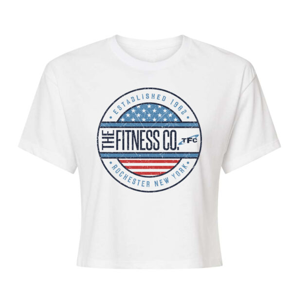 PATRIOT CIRCLE - WOMEN'S CROP T-SHIRT Thumbnail