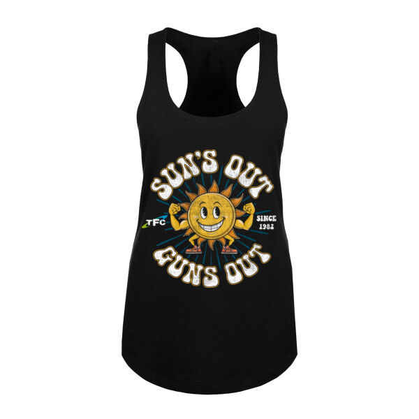 SUNS OUT GUNS OUT - WOMEN'S FITTED TANK - $VC8MZS$ Thumbnail