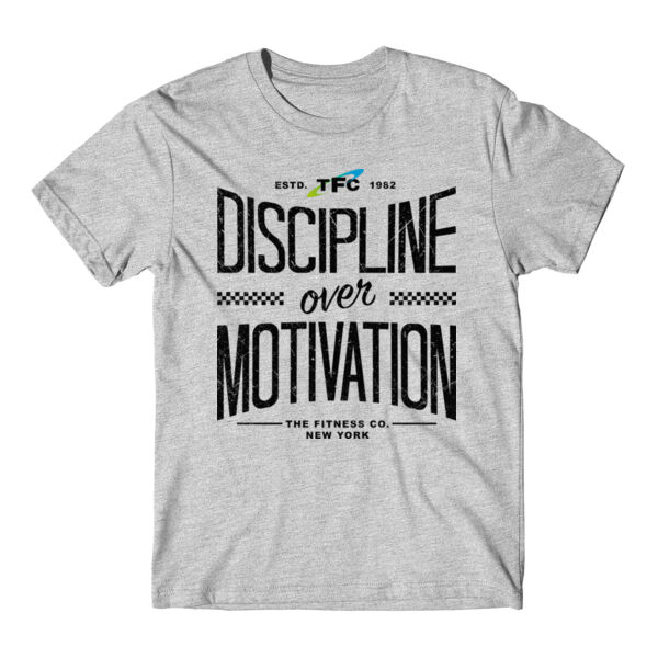 DISCIPLINE OVER MOTIVATION - T-SHIRT - $N8X43J$ Thumbnail